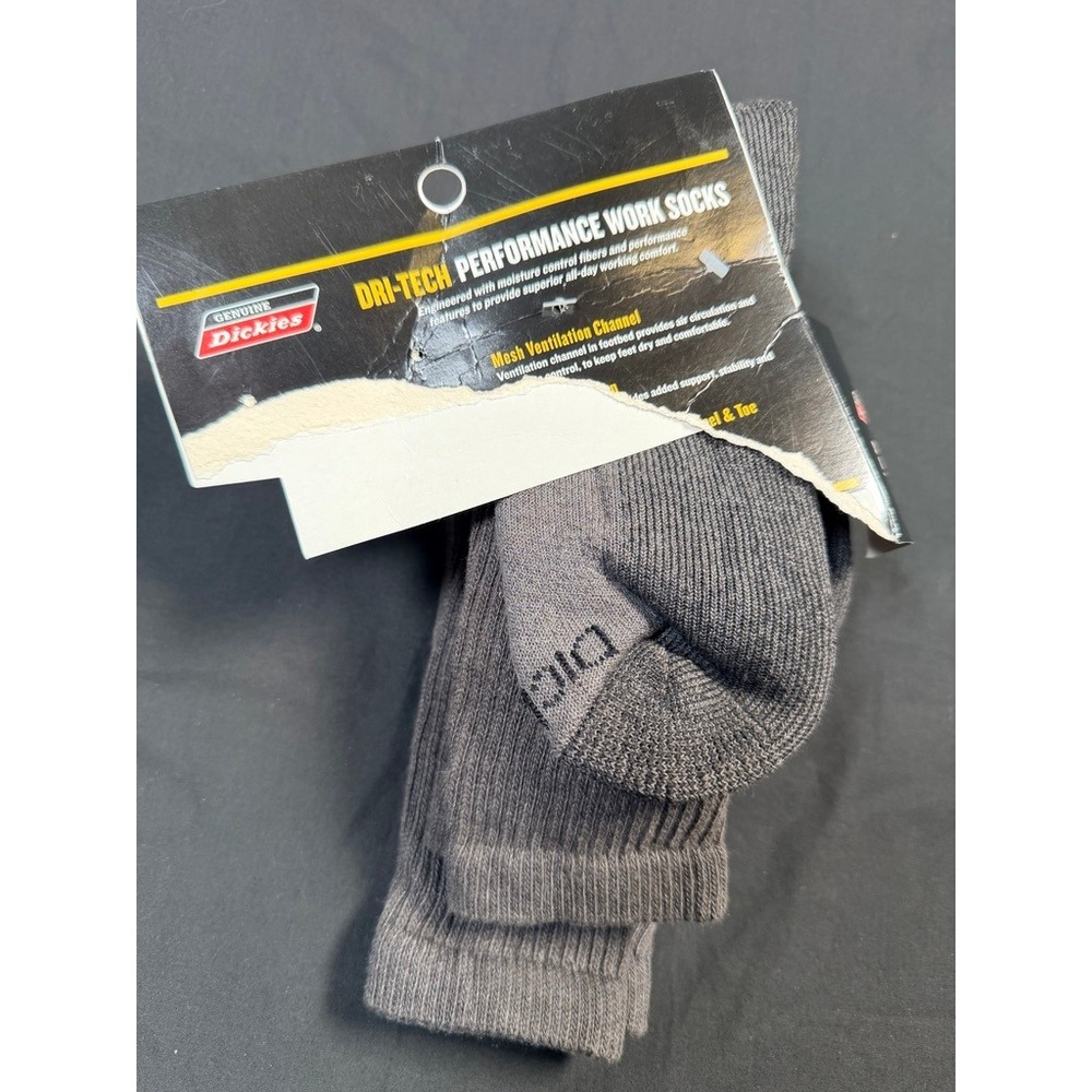 Dickies Dri Tech Performance Work‎ Socks Socks Size 6 - 12  3 Pair